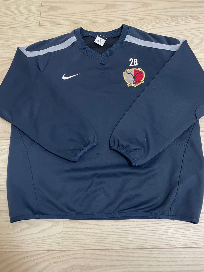 鹿島アントラーズ　Nike ジャージ Lサイズ 28番 ダークブルー