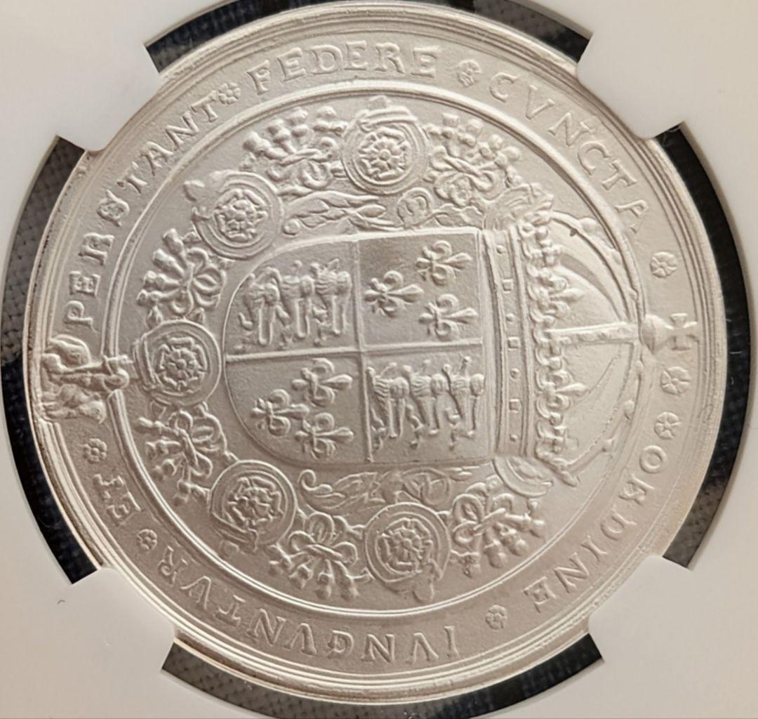 2024年 イギリス 1オンス 純銀 銀メダル「ヘンリー8世の国璽」silver