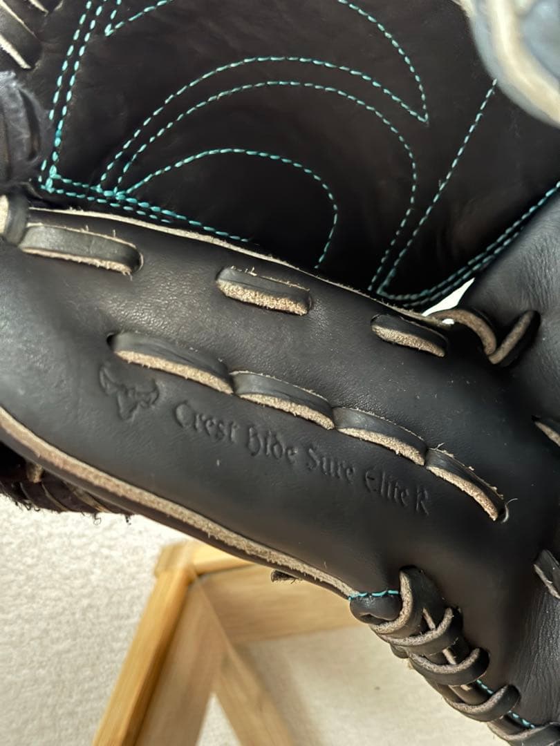 【美品】ダイバーシティブルー 投手用 野球 グローブ 軟式 ミズノ