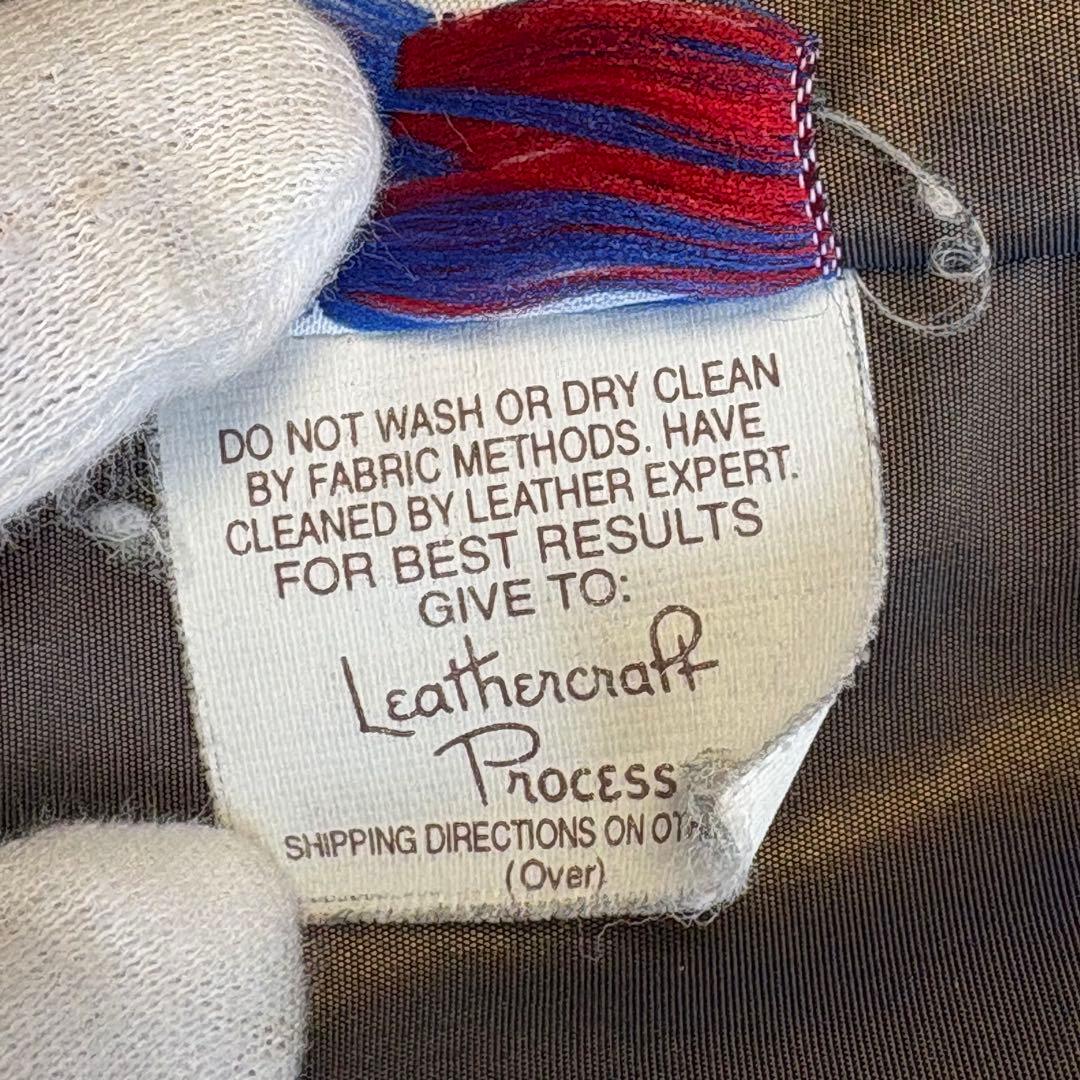 ショット レザー テーラード ジャケット キャメル 36サイズ アメリカ製