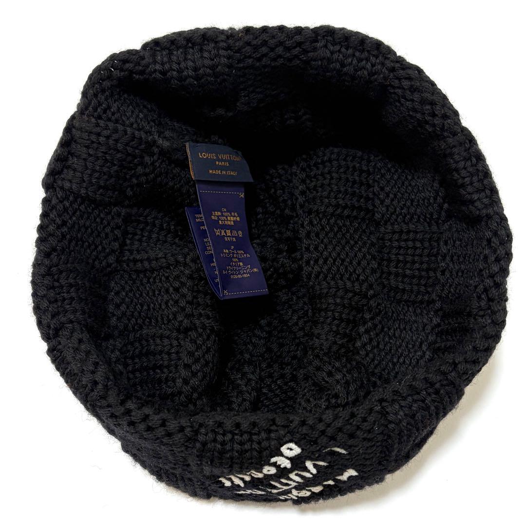 【未使用】ルイヴィトン ビーニー ダミエ ヘリテージ スナッグ ニット帽