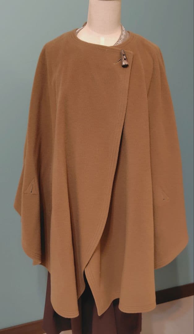 マックスマーラ◇カシミヤ♡キャラメル ケープコート９号♡明日まで値下げ