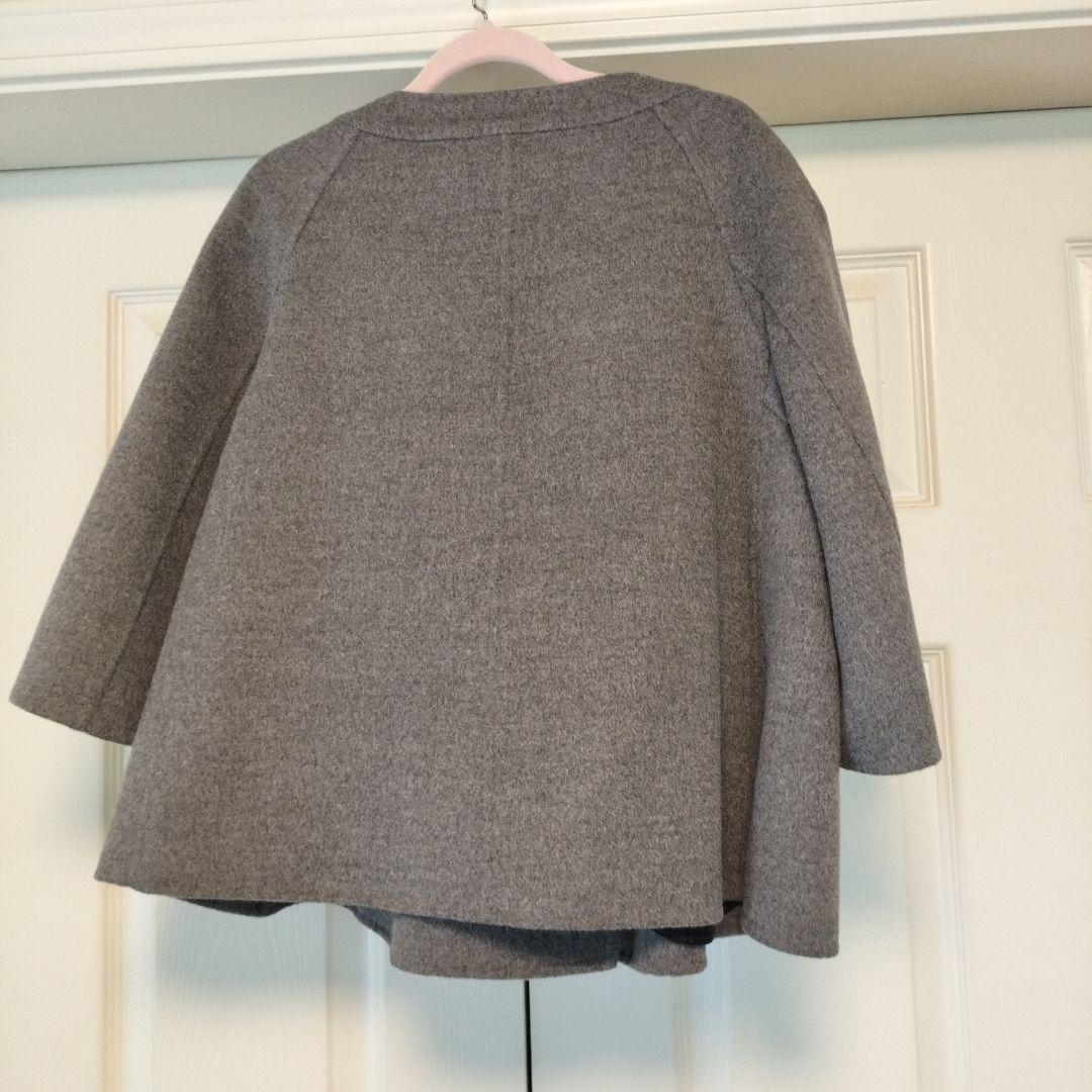 Drawer グレー ショート丈ポンチョ 38