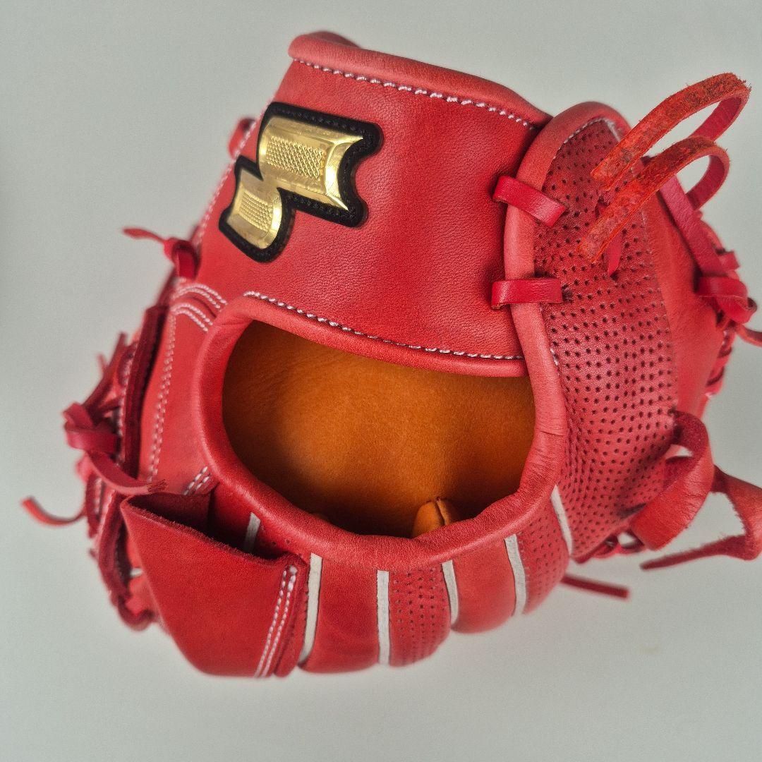 アドバンスド 赤 軟式グローブ　　少年用SSK