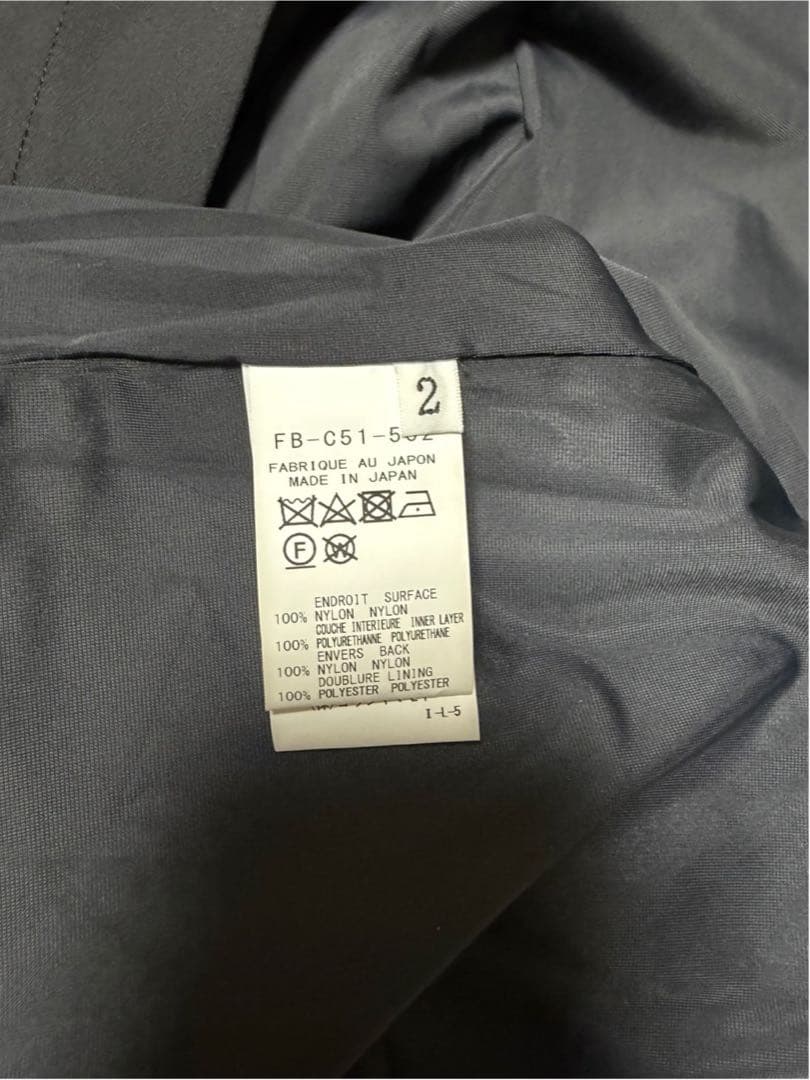 ヨウジヤマモト　FB-C51-502　ケープコート ②