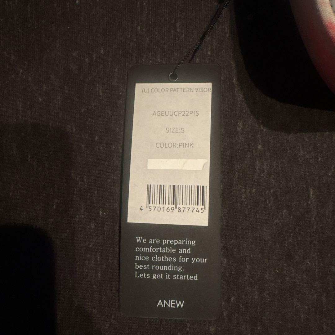 ANew ピンク カラーパターン バイザー