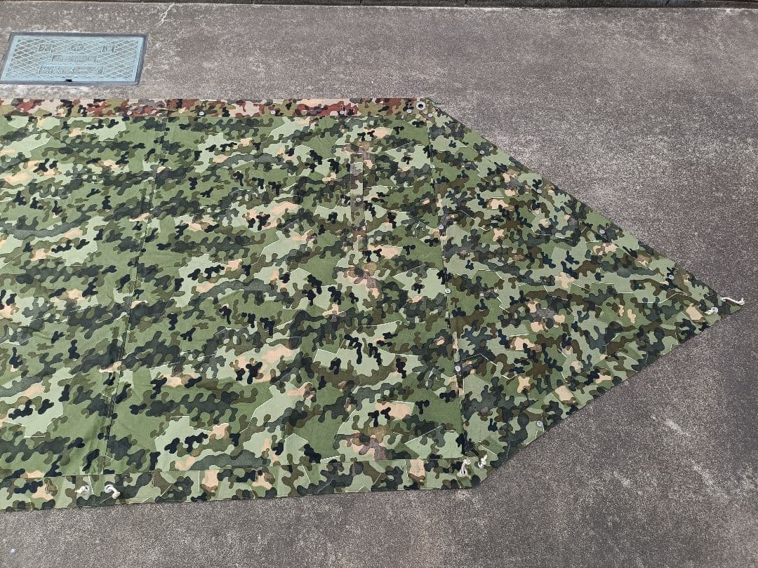 【美品】西ドイツ軍 アメーバカモ パップテント 1956年