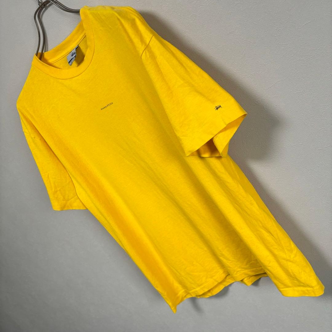 OLD stussy オールド ステューシー Tシャツ USA製 黄色 イエロー