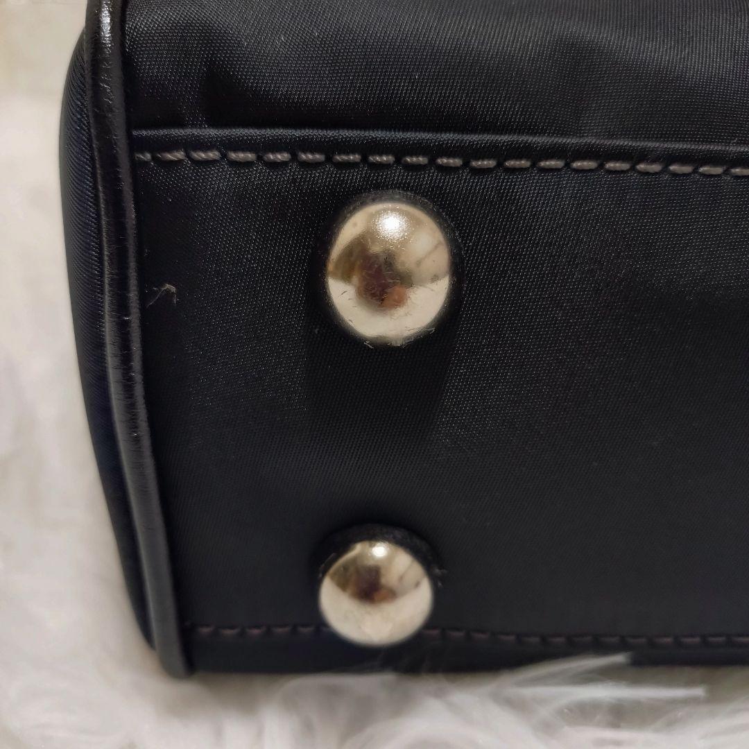 ポールスミス トートバッグ ブラック ナイロン×レザー ビジネス 通勤