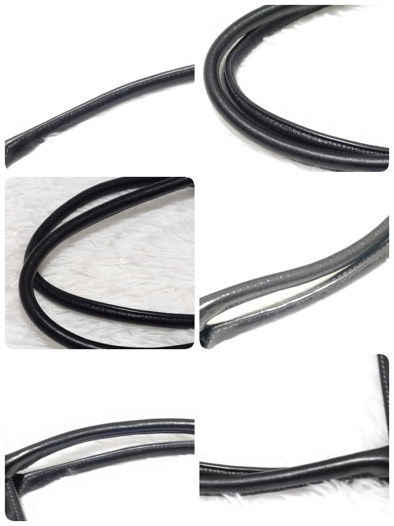 ポールスミス トートバッグ ブラック ナイロン×レザー ビジネス 通勤