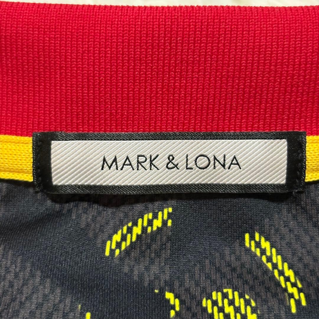 ✨美品✨MARK&LONA マークアンドロナ ポロシャツ 木村拓哉 ドクロ 総柄