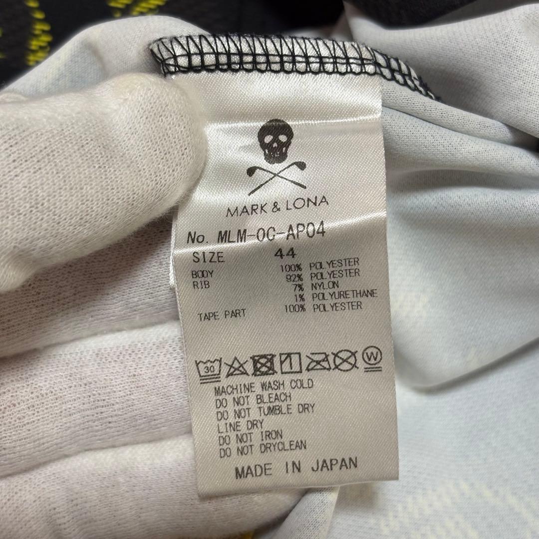 ✨美品✨MARK&LONA マークアンドロナ ポロシャツ 木村拓哉 ドクロ 総柄