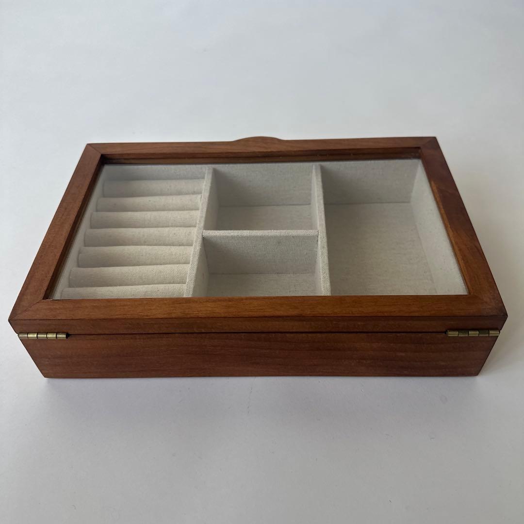 zara  木製ジュエリーボックス 3仕切り