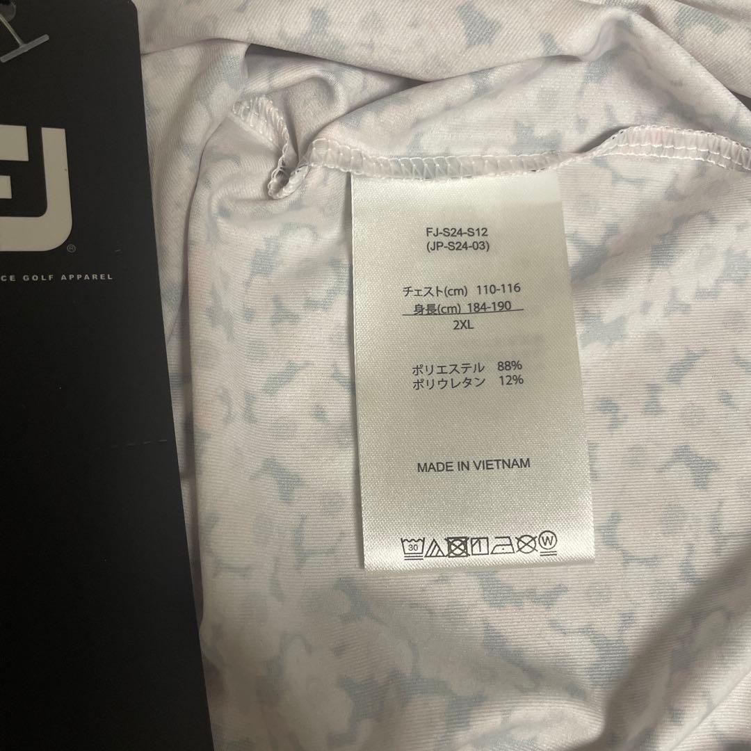 【値下未使用】FootJoyフットジョイポロシャツXXL/FJ-S24-S12