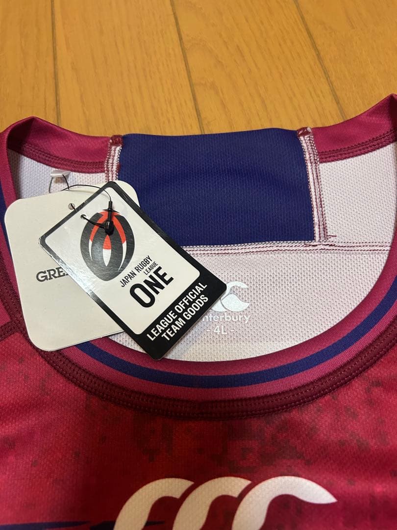【美品】花園近鉄ライナーズ　4L 24-25シーズンジャージ　ラグビー