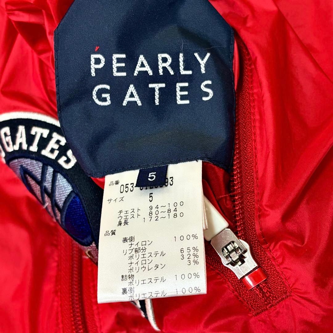 PEARLY GATES リバーシブル 4ウェイナイロンタフタ ワッペンデザイン