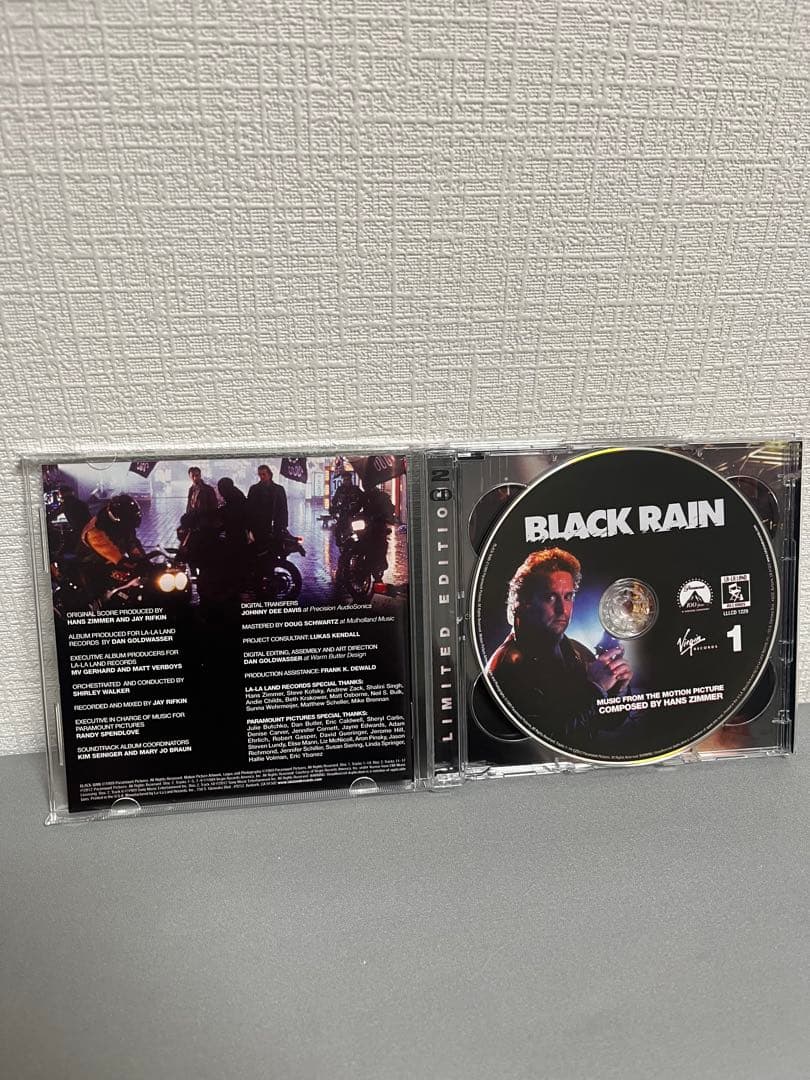 ブラック・レイン スコア　ハンス・ジマー　限定版 Hans Zimmer