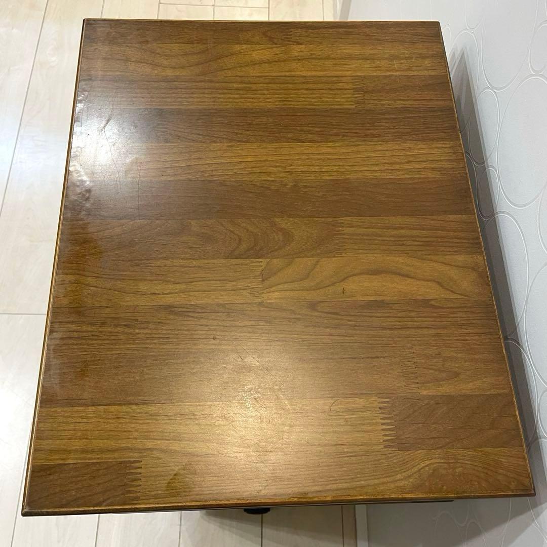 【KOIZUMI】木製キッチンワゴン 折りたたみ天板 ガラス扉 キャスター付き