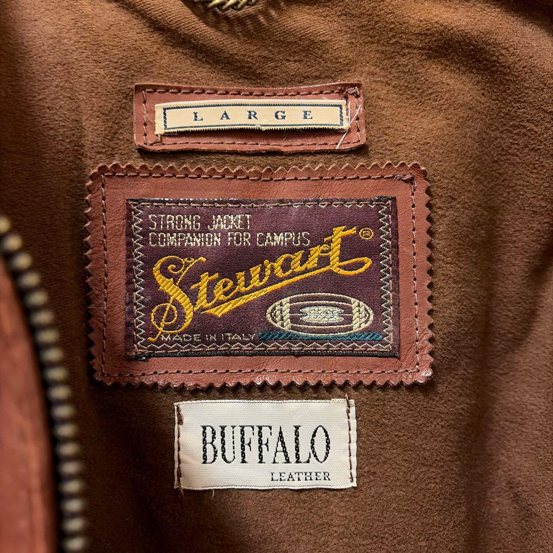 Stewart バッファローレザー ジャケット Lサイズ　イタリア