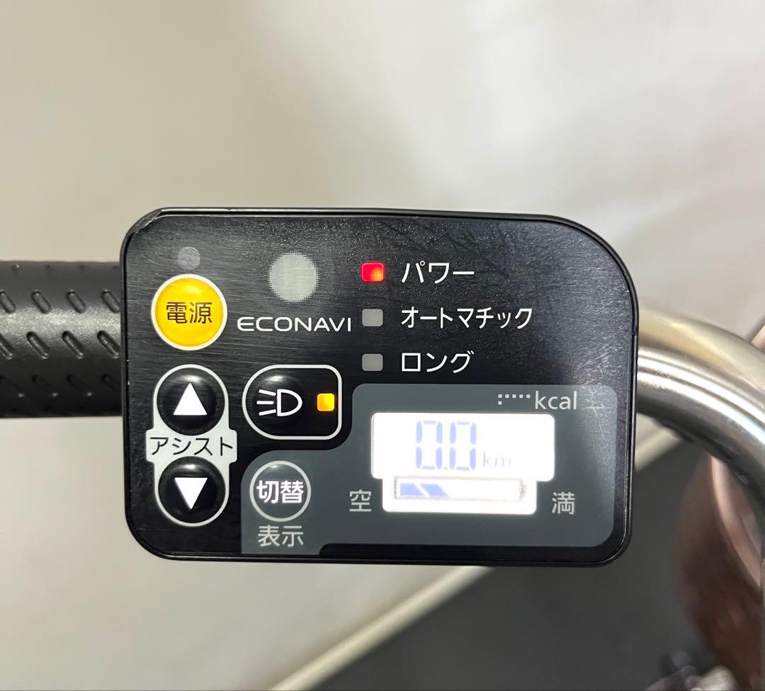1年保証 送料無料　パナソニック　ビビEX 26インチ　茶色　電動アシスト自転車