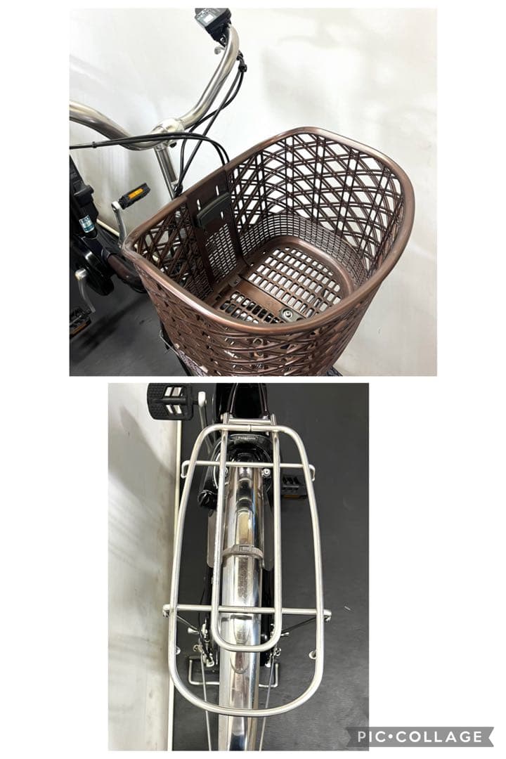 1年保証 送料無料　パナソニック　ビビEX 26インチ　茶色　電動アシスト自転車