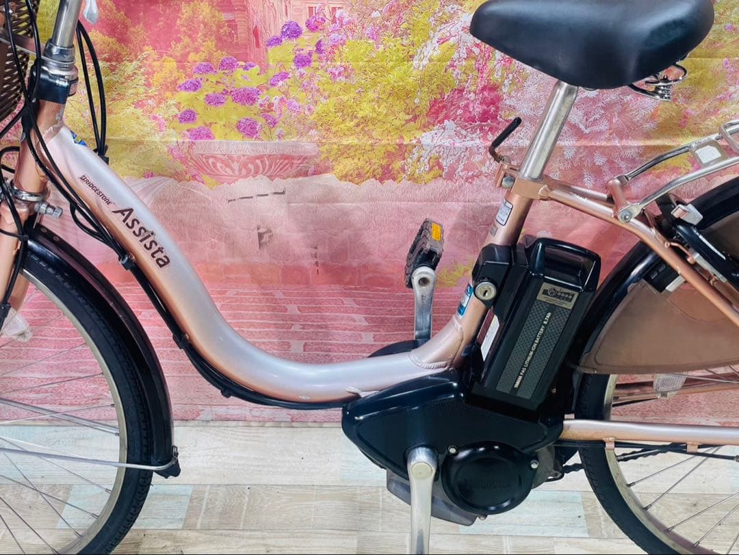 ZK3498 電動自転車 ブリヂストン ママチャリタイプ 24インチ 送料無料
