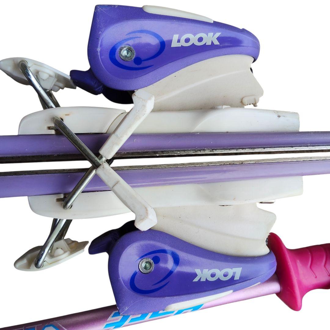 KAZAMA 130cm ストック Hart 70-105cm ビンディング付き