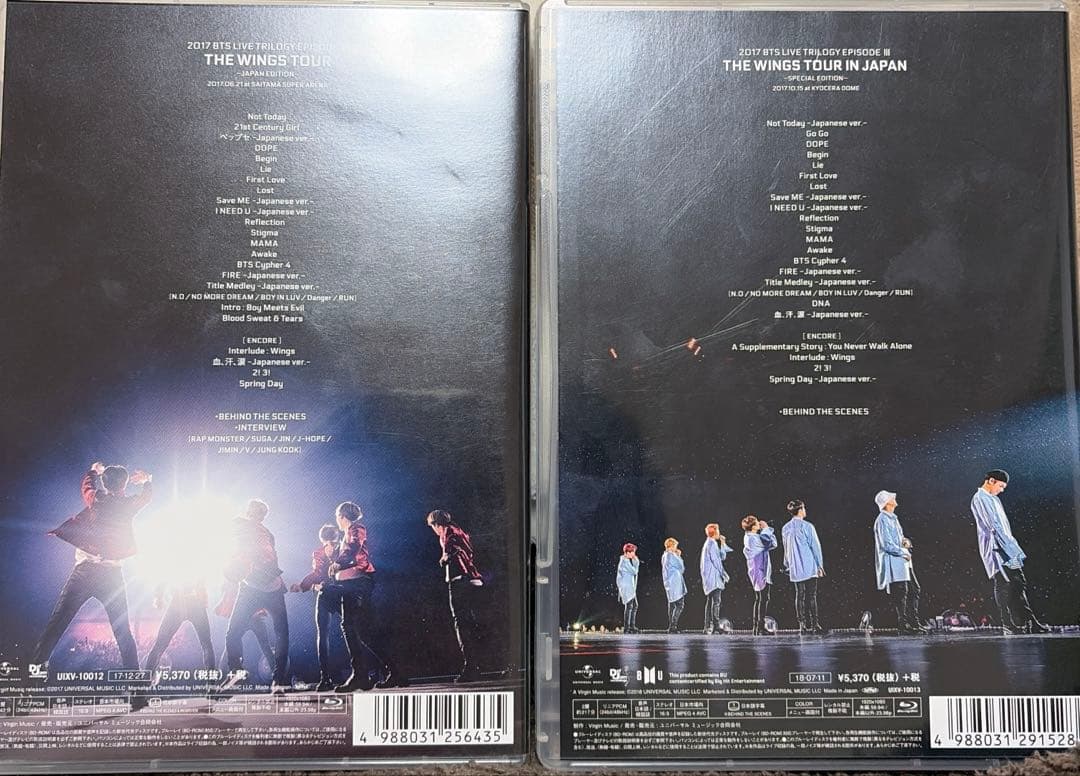 花様年華 2015.2016.LIVE DVD THEWINGSTOUR2017