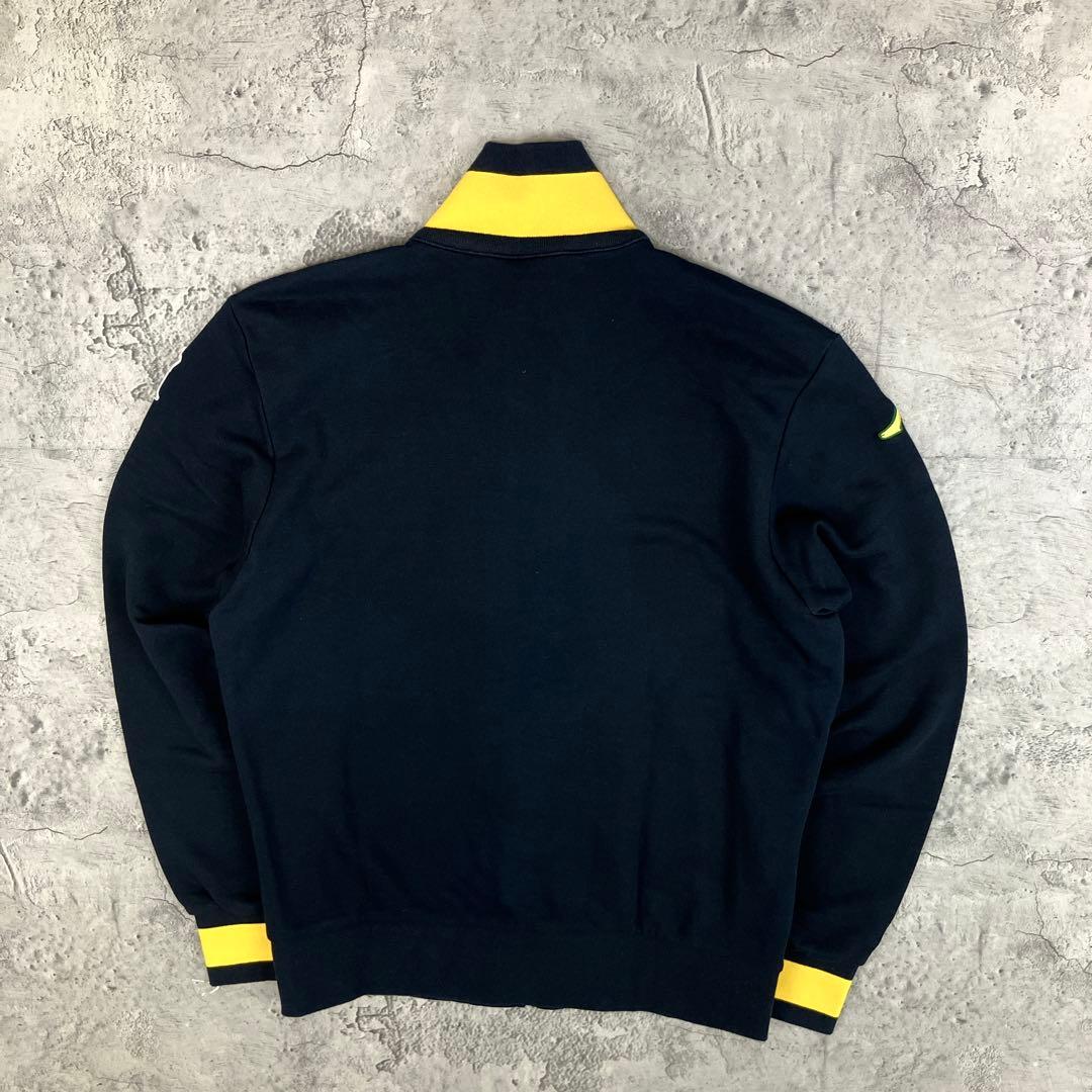 Kappa ジェフユナイテッド千葉 ジップアップジャケット 古着 刺繍 黒 M