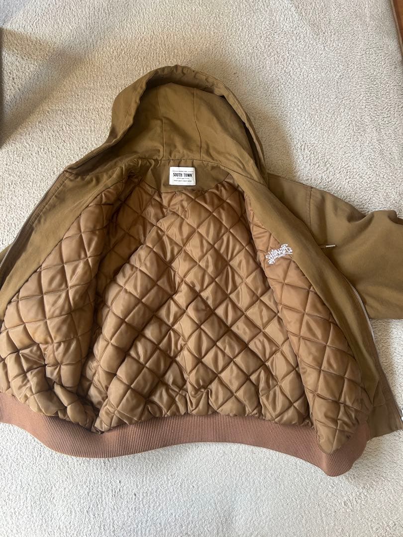 フード付き ブラウンジャケット ATMARK