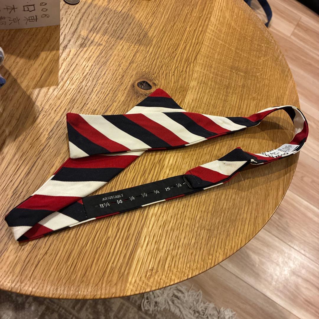 ブルックスブラザーズ　ブラックフリース　ストライプ蝶ネクタイ