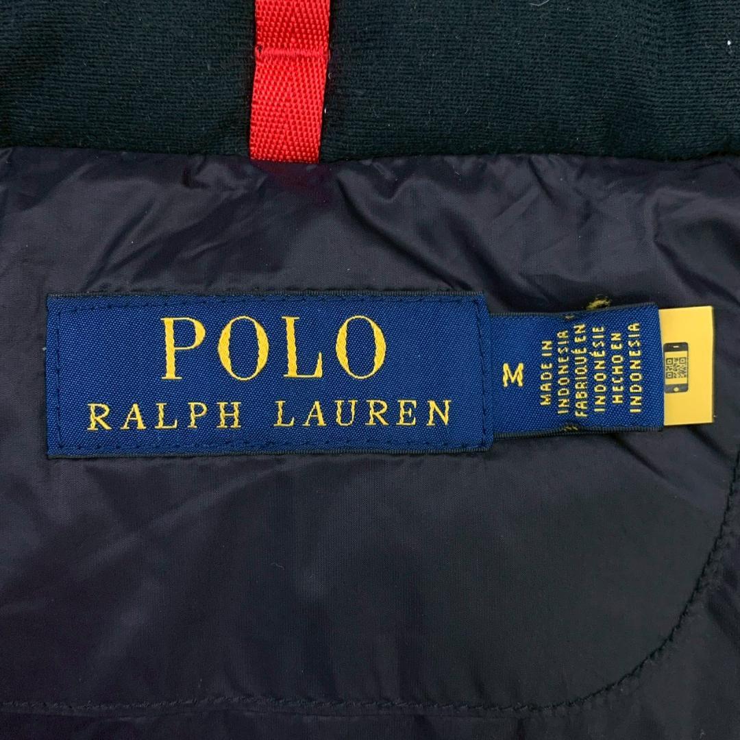 ポロラルフローレン ダウンベスト ビッグポニー刺繍 ブラック M　D908