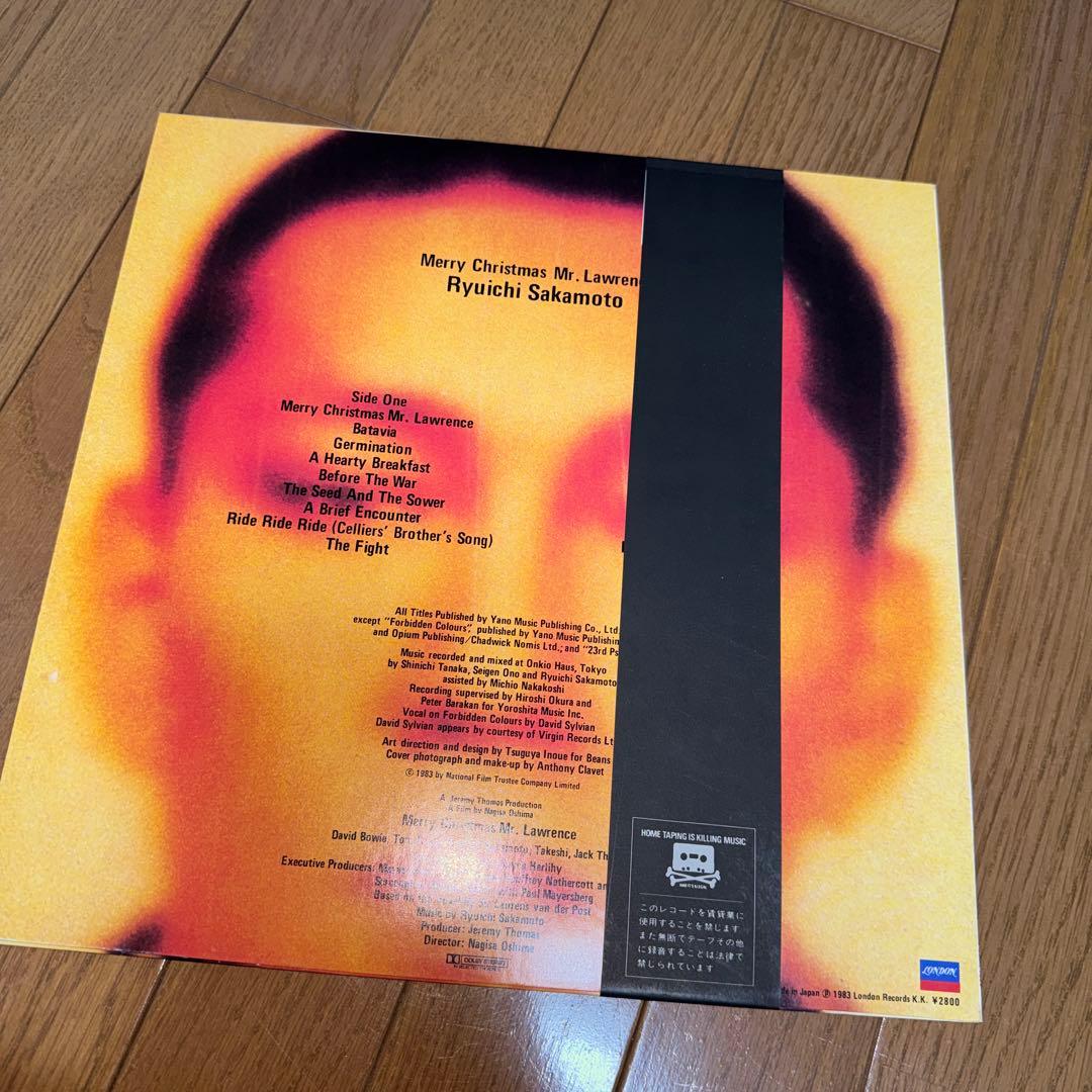 d*9様 【LP】【帯有】坂本龍一 戦場のメリークリスマス　レコード