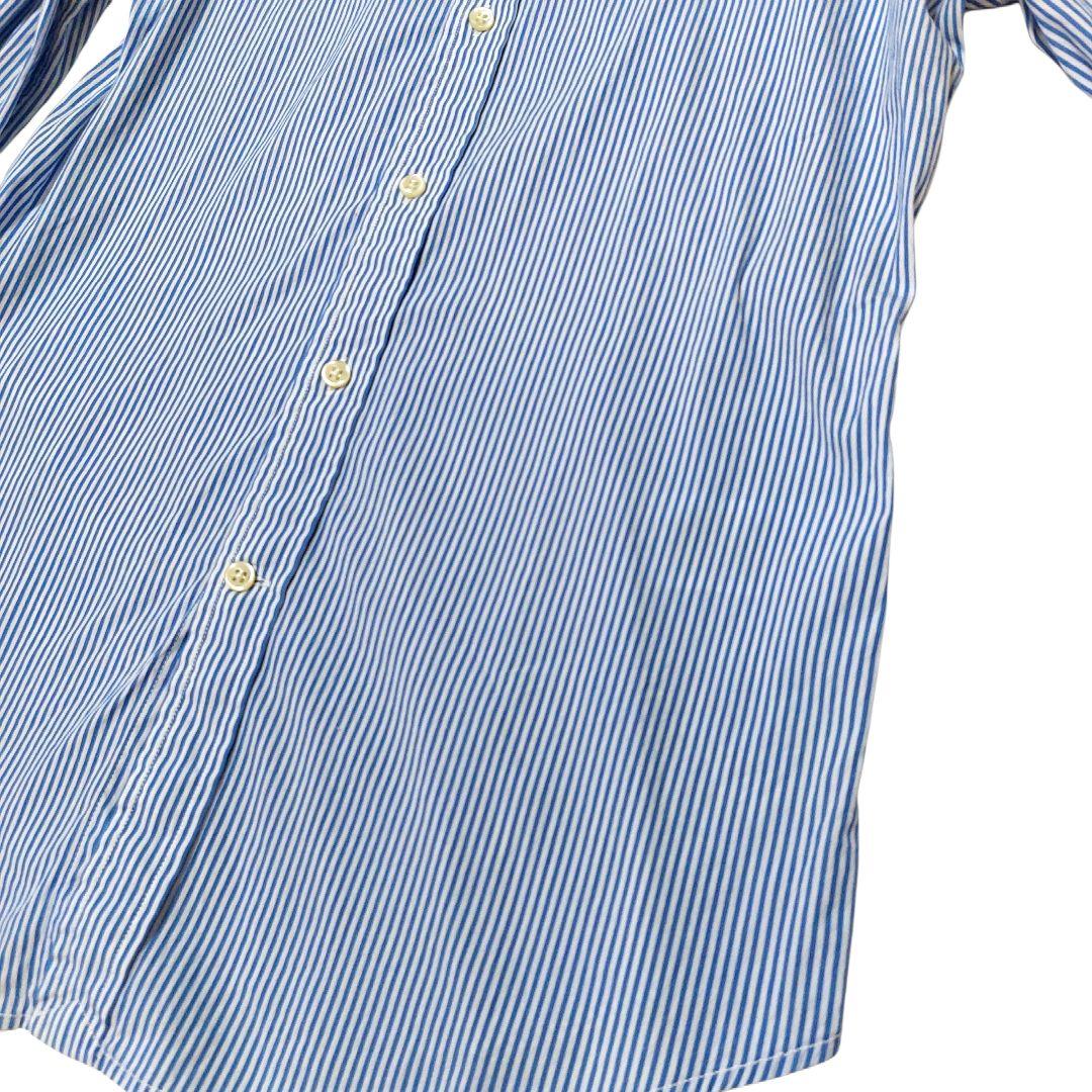 ラルフローレン　コットン混　シャツ　ストレッチ入り　ポニー刺繍　サイズ10