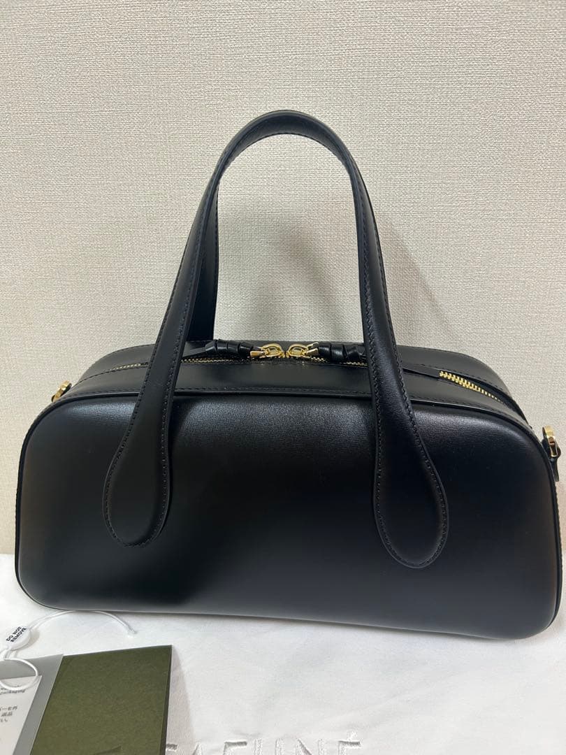 週末限定価格CAFUNE Small Asra Boston Bag Black