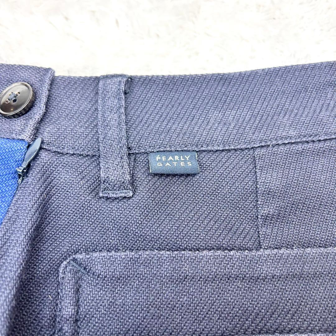 PEARLY GATES ロゴスカート 総柄 ミニ丈 サイズ0 S