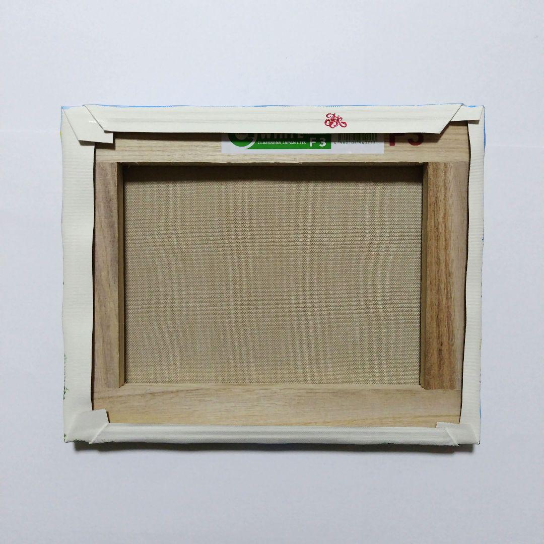 【ミモザの到来】アクリル画 F3 風景画 絵画