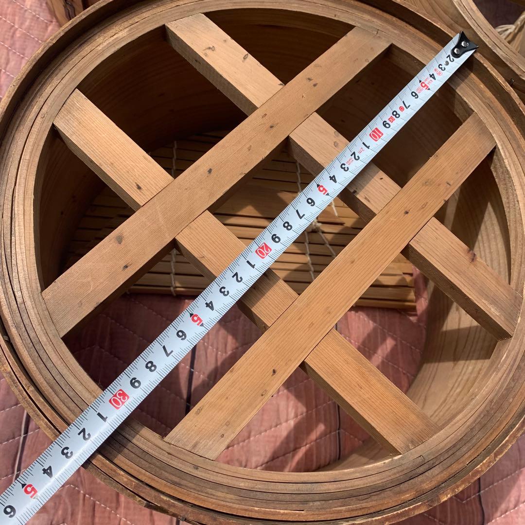 【送料無料】せいろ　蒸篭　蒸し器　3段