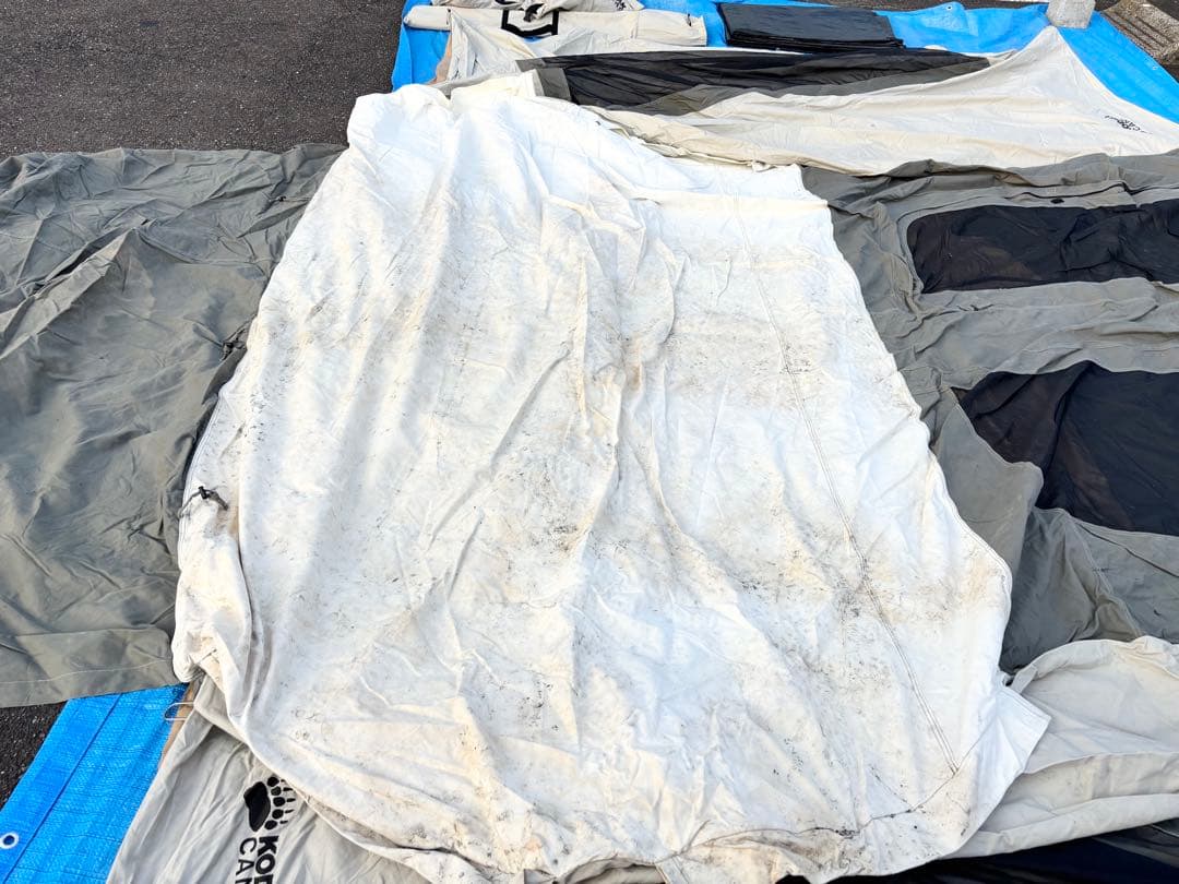 【愛知】 コディアック キャンバス 8人用 グランドシート付 ジャンク