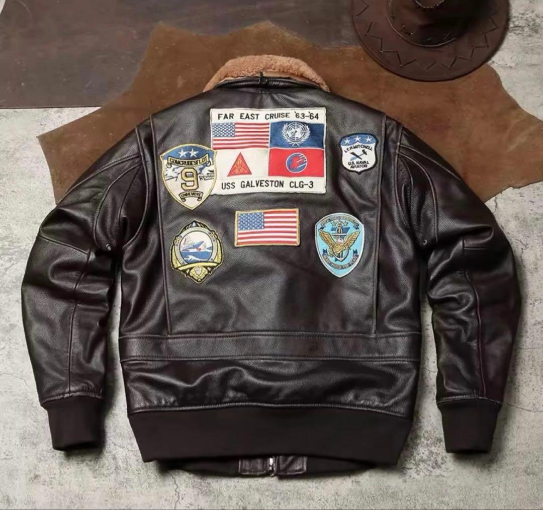 【期間限定価格‼️】G-1 トップガンジャケット PUレザー