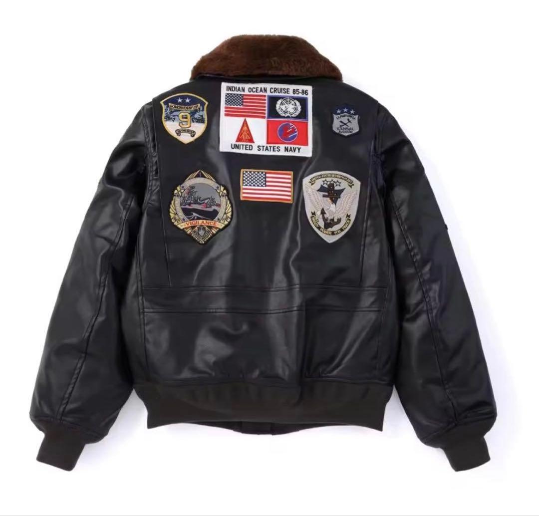 【期間限定価格‼️】G-1 トップガンジャケット PUレザー