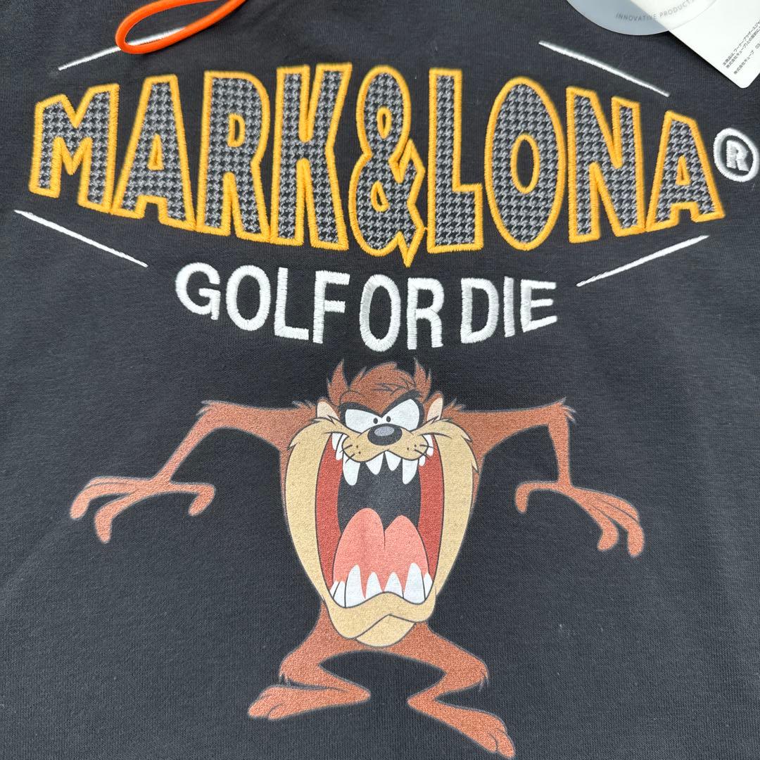 マークアンドロナ　ルーニーテューンズ　パーカー　黒