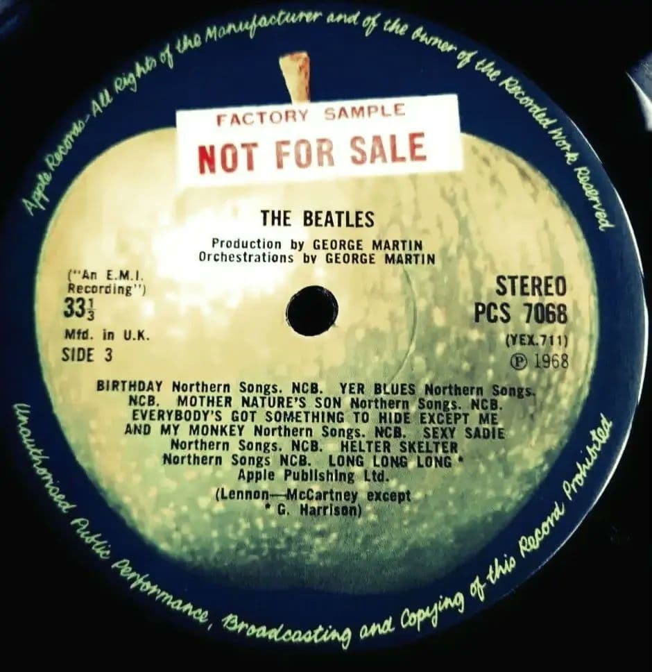 超レアUK盤The Beatles ホワイトアルバム