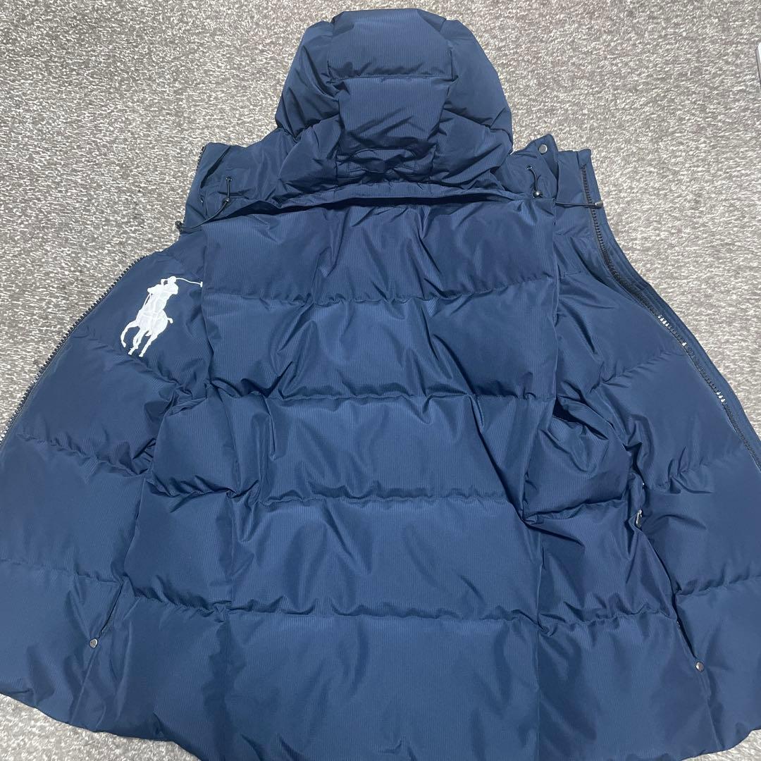 ★美品★XS POLO RALPH LAUREN ネイビーダウンベスト