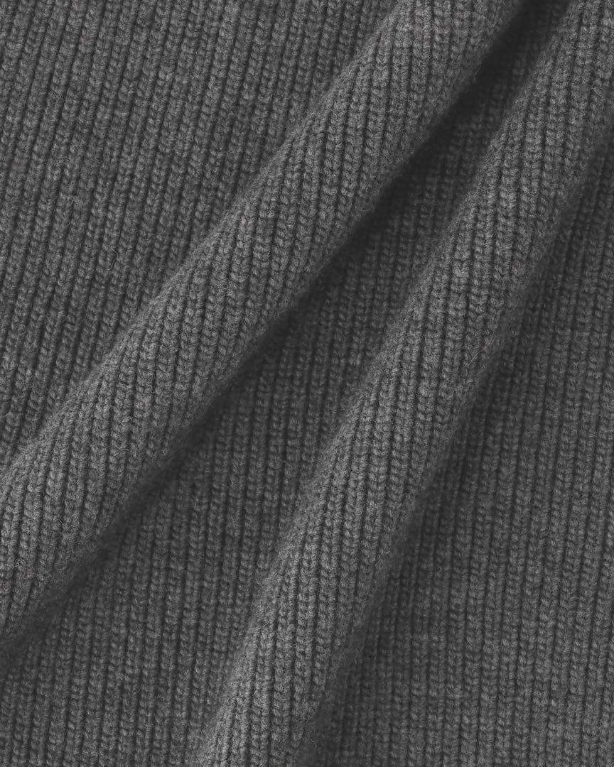 BIYOMA 新品 ウールリブニット タートルネックプルオーバー ニットセーター