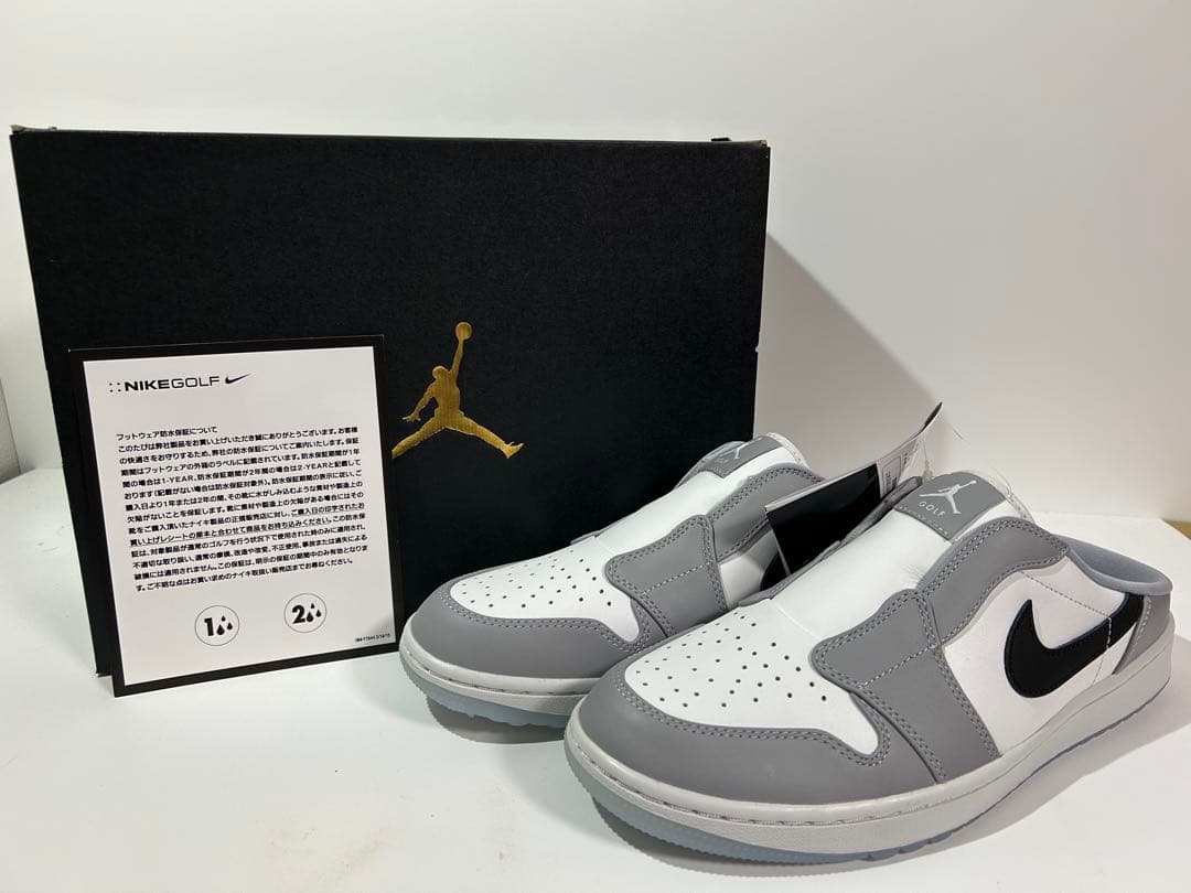 【新品】28cm NIKE エアジョーダン1 ミュール \"ウルフグレー\"