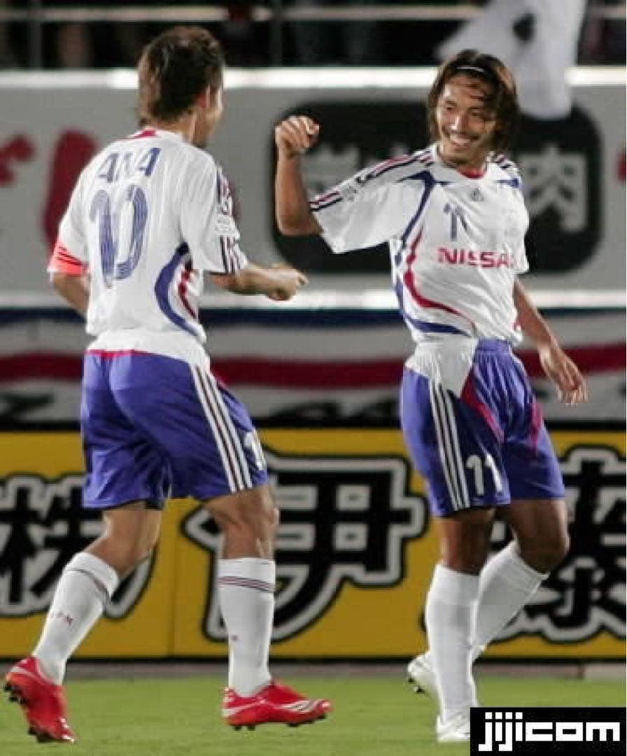 【美品】アディダス　横浜Fマリノス　2007年アウェイユニフォーム