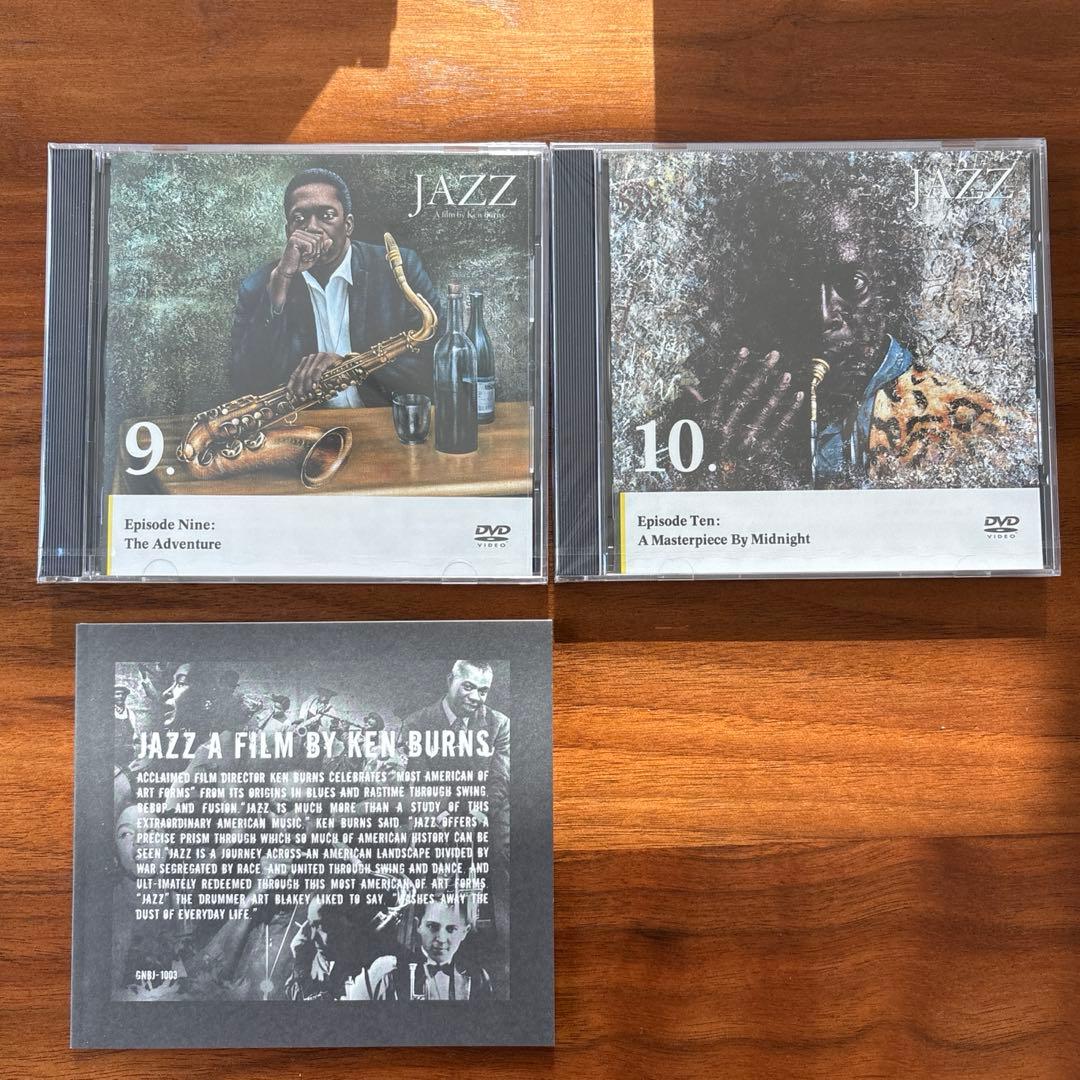 【JAZZ】ケン・バーンズ DVD10枚組（第八章以外は未開封）