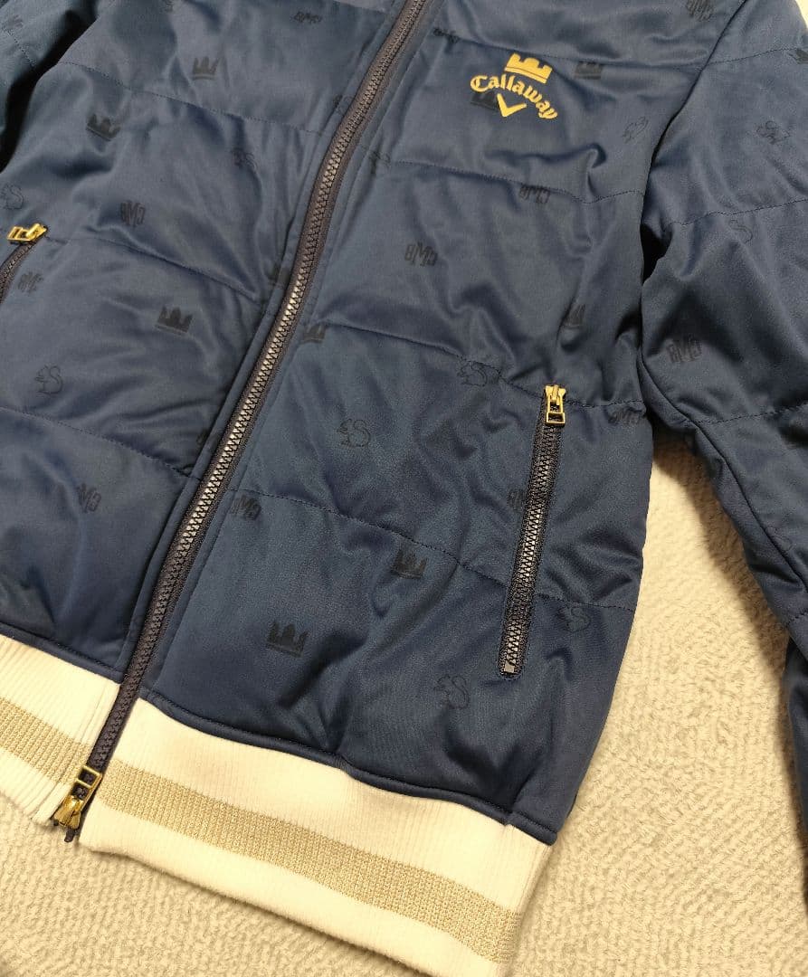 Callaway キャロウェイ 中綿 ブルゾン ジャケット L ネイビー ゴルフ