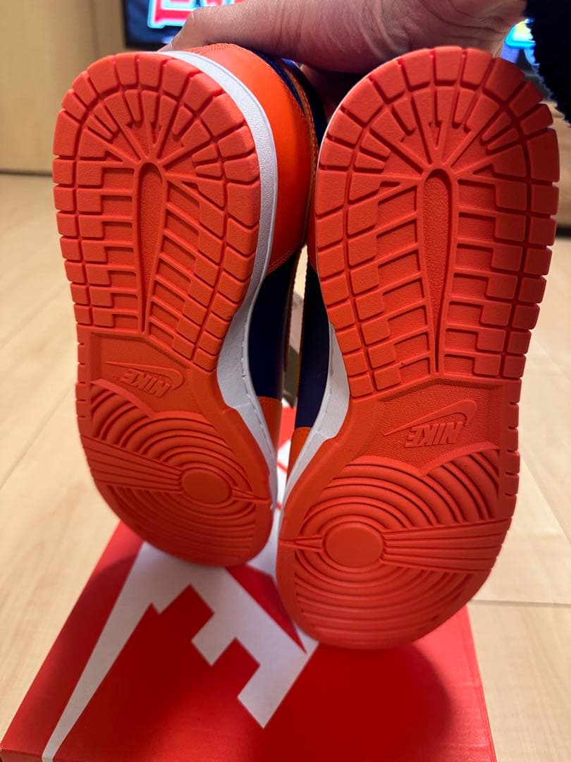 NIKE Dunk HI RETROオレンジ/ネイビー DD1399 800